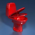 Цветной унитаз Arcus 1215 red