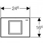 Кнопка Geberit Delta 40 115.130.46.1