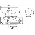 Ванна стальная Kaldewei Ambiente Novola Duo Star 257
