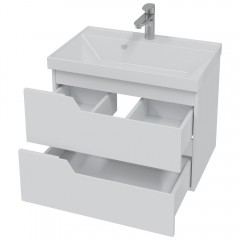 Тумба под раковину СаНта Антарес 70 подвесная белый 700518