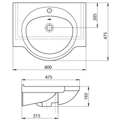 Комплект мебели СаНта Верона 60