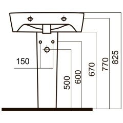 Пьедестал Am.Pm Spirit C704910WH