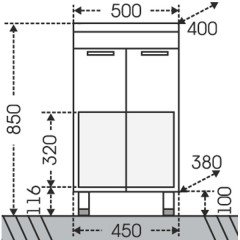 Комплект мебели СаНта Родос 50