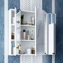 Зеркало-шкаф СаНта Стандарт 90 свет 113018