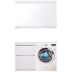 Тумба под раковину Style Line ElFante Даймонд 120 белый СС-00000559