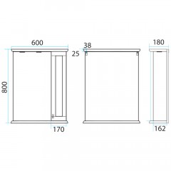 Комплект мебели Misty Дублин 60 орех