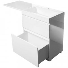 Комплект мебели Style Line ElFante Даллас 140 напольный белый (2 ящика) R