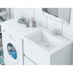 Комплект мебели Style Line ElFante Даллас 140 напольный белый (2 ящика) R