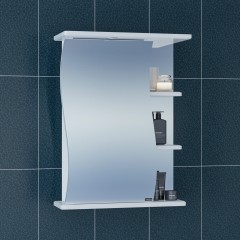 Зеркало-шкаф СаНта Волна 55 свет L 101011