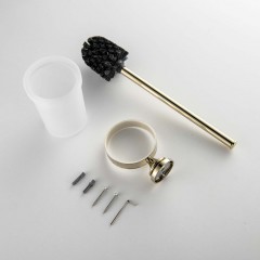 Ёршик для унитаза Aquatek Классик AQ4510PG