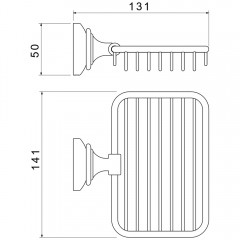 Мыльница-решетка Aquatek Классик AQ4533PG