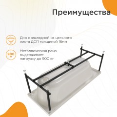 Ванна акриловая Radomir Виктория лайт 165x70