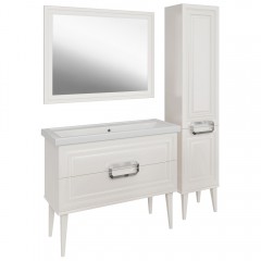 Комплект мебели ASB-Mebel Летиция 100 белый/хром