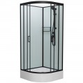 Душевая кабина Frank F409/1 M black без крыши Душевая кабина Frank F409/1 M black без крыши
